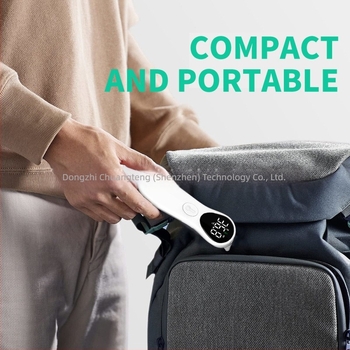 Termometru infraroșu fără contact pentru frunte și obiect, termometru digital portabil cu scop dublu, citire în mai puțin de 1s, intervalul 32.0–42.9°C, USB reîncărcabil