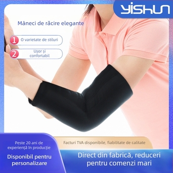 Manșete de gheață pentru terapie caldă/rece, fără cusături, compresie tricotată din Spandex/Lycra și Nylon 30%, design cu degete jumătate, suport OEM