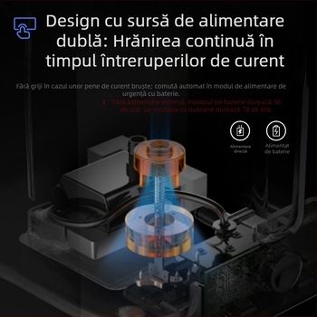 Noul alimentator inteligent pentru animale de companie cu Wi-Fi la distanță, programare hrănire, capacitate 4 L, baterie Li-ion reîncărcabilă pentru pisici și câini