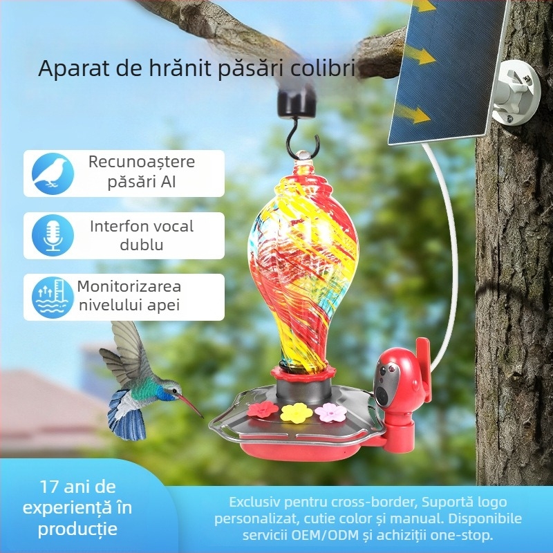 Dispenser de apă pentru animale de companie cu cameră, exterior, automat, pentru curte și grădină, dispenser inteligent