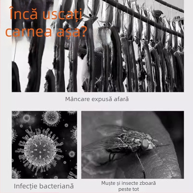 Plasă de uscare din nylon, anti-muște, respirabilă, rezistentă la păsări, cu un singur strat, 25 buc.