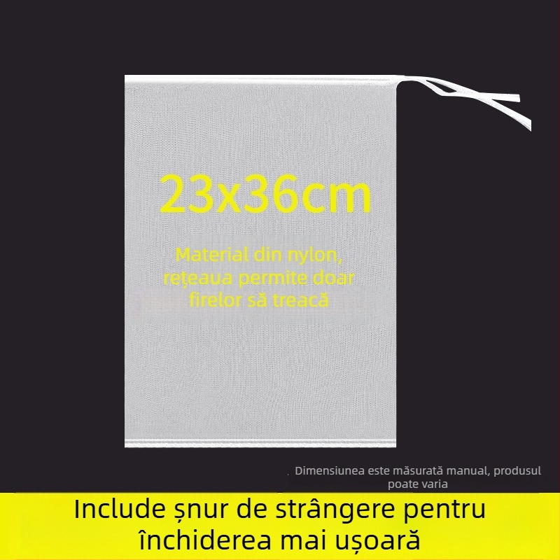 Plasă de uscare din nylon, anti-muște, respirabilă, rezistentă la păsări, cu un singur strat, 25 buc.