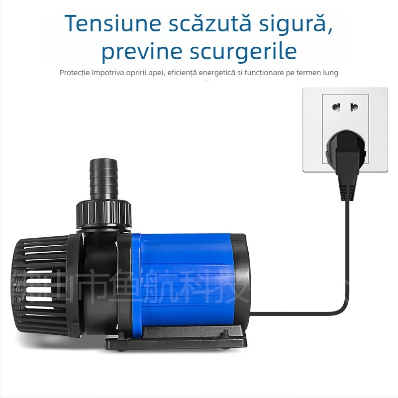 Pompa submersibilă Jebao cu frecvență variabilă (VFD) pentru circulația și aerarea apei în acvariu