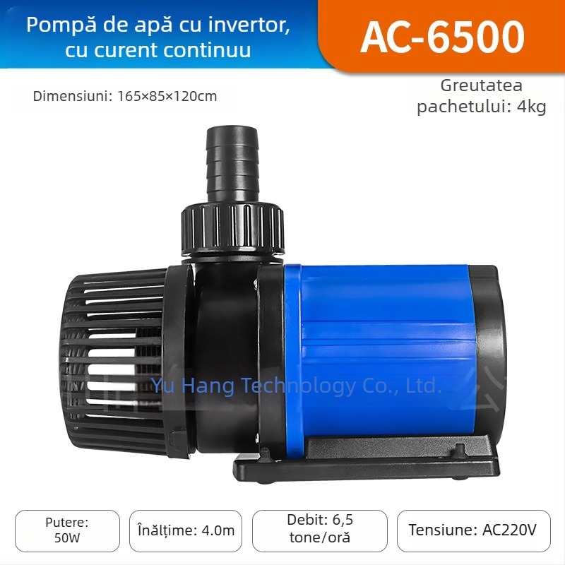 Pompa submersibilă Jebao cu frecvență variabilă (VFD) pentru circulația și aerarea apei în acvariu