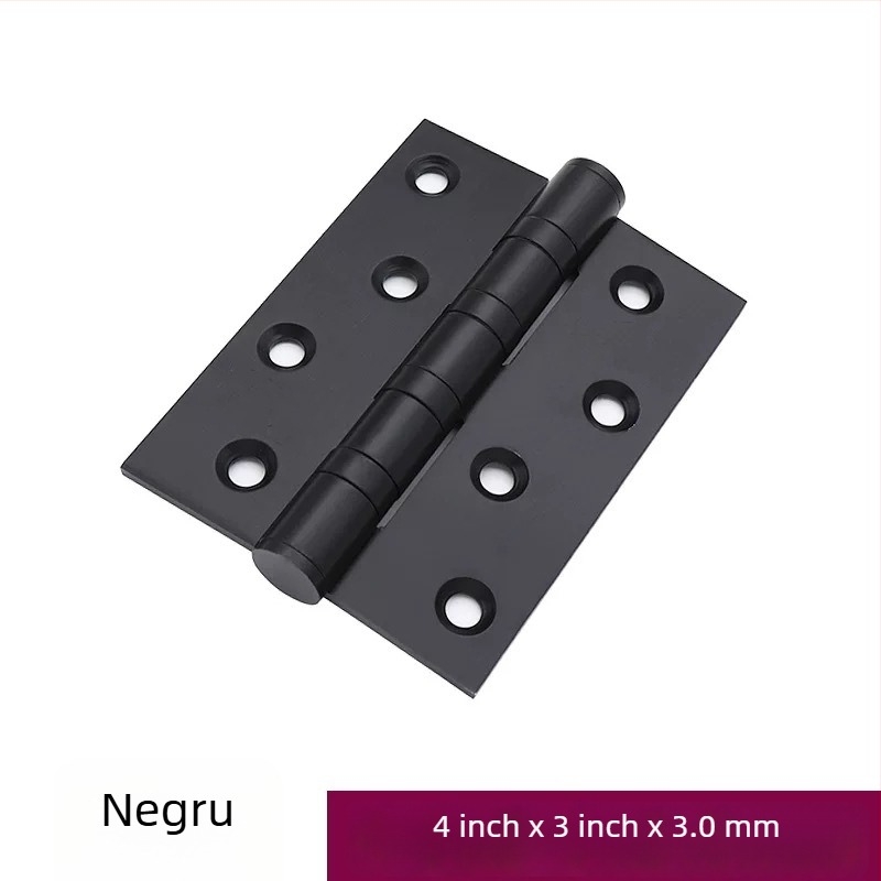 Balama din oțel inoxidabil 304, pliabilă pentru uși din lemn și mobilier, finisaj șlefuit, grosime 3 mm, model 3043, funcționare silențioasă