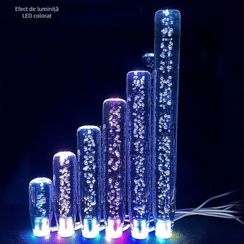 Cap LED pentru schimbător auto – design cilindric din cristal transparent; Brand Friendly chuang; Model Universal; Modele compatibile Universal