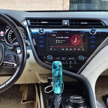 Cap LED pentru schimbător auto – design cilindric din cristal transparent; Brand Friendly chuang; Model Universal; Modele compatibile Universal