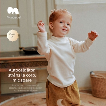 Tricou pentru copii din bumbac, mâneci lungi, unisex, pentru 1–3 ani, toamnă 2025, țesătură din bumbac, conținut principal 27,9%, Clasa de siguranță A