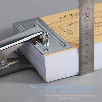 Haiboxin ZD003 Clemă metalică mare pentru documente contabile