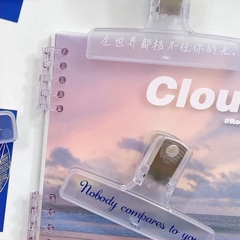 Suport pentru caiet – plastic translucid, organizator de birou, marca Bensheng