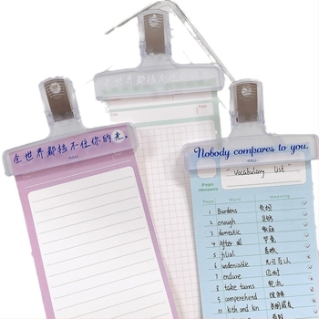 Suport pentru caiet – plastic translucid, organizator de birou, marca Bensheng