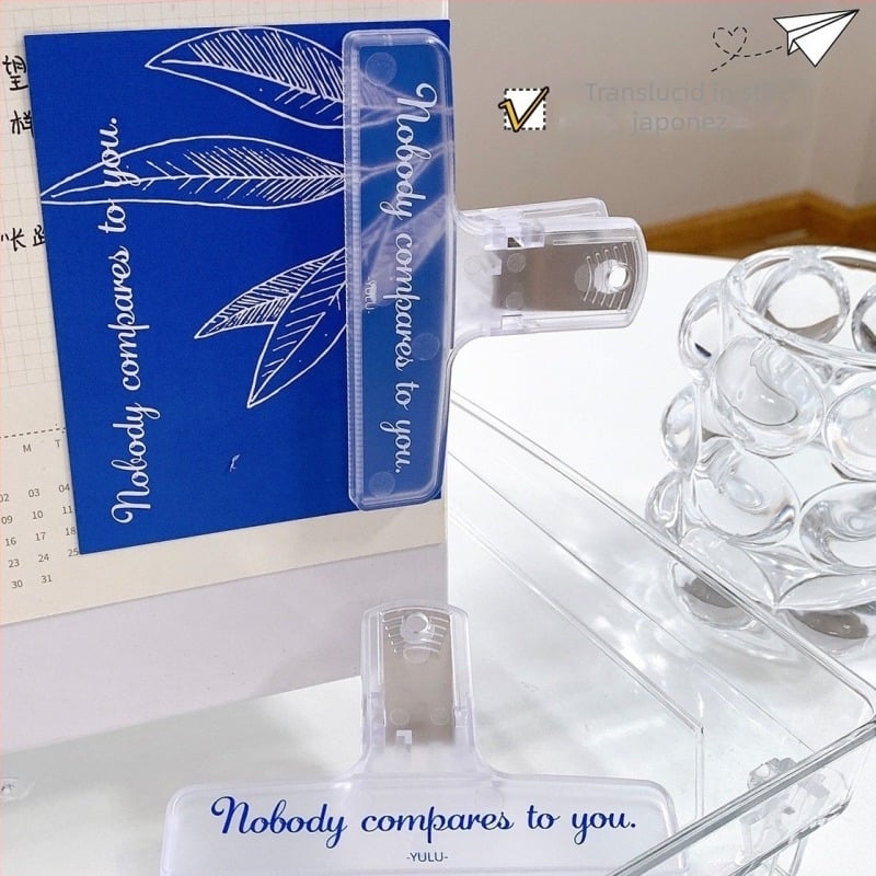 Suport pentru caiet – plastic translucid, organizator de birou, marca Bensheng