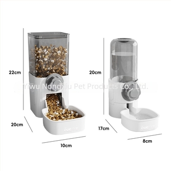 Dispenser de apă pentru pisici cu alimentator automat atârnat și fântână de apă — plastic, brand Guard Love, pentru pisici