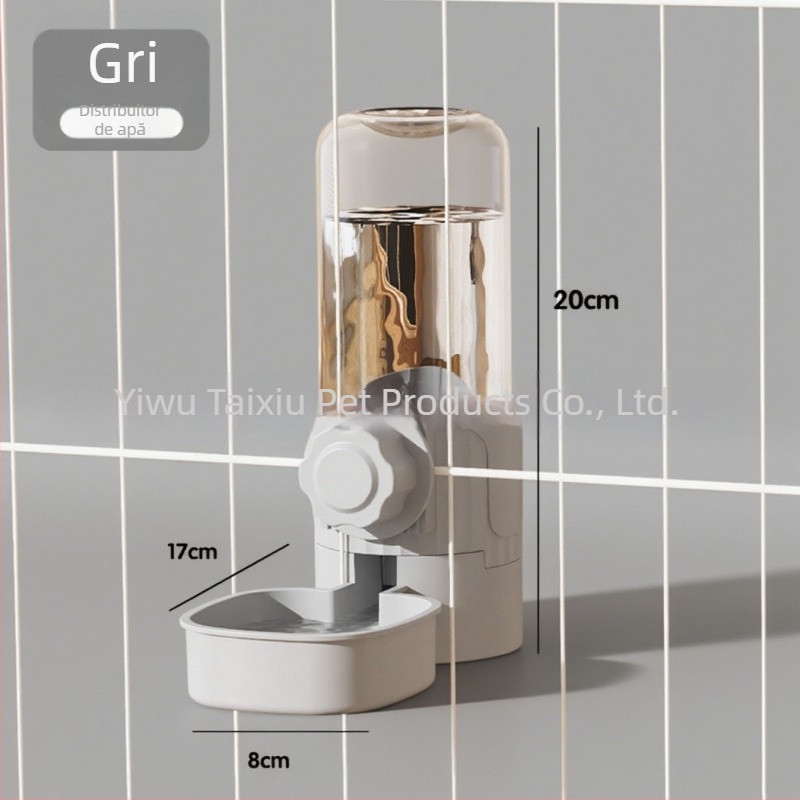 Dispenser de apă pentru pisici cu alimentator automat atârnat și fântână de apă — plastic, brand Guard Love, pentru pisici