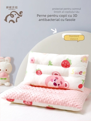 Perna pentru copii, design desen animat, din bumbac spălat, siguranță Clasa A, pentru 1–3 ani, Vara 2025