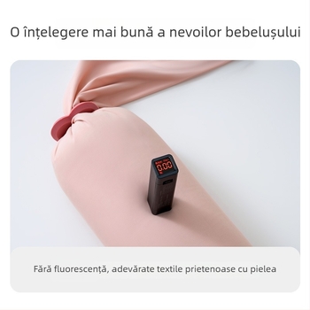 Cadou pentru nou-născuți: pernă de confort Candy pentru somn, design desen animat, nailon, siguranță Clasa A, potrivit pentru sugari și copii mici (1–3 ani), toamna 2025