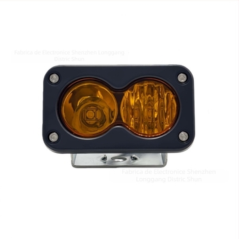 ALILONG far LED Off-Road pentru vehicule universale, aliaj de aluminiu, 12V, 10W, 260 lm, 6000K (Small Square Light Combination Light)