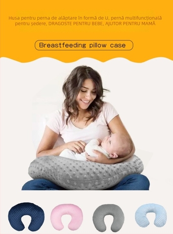 Perna de alimentație multifuncțională pentru bebeluși, anti-reflux, înclinată, husă de modelare (Material: Coral Fleece; Potrivit pentru sugari și copii 1–3 ani)