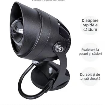 Spot LED pentru mașină cu rază lungă și iluminare laser pe plafon (Număr produs 1; Fără marcă; Fără personalizare; Furnizare internă)