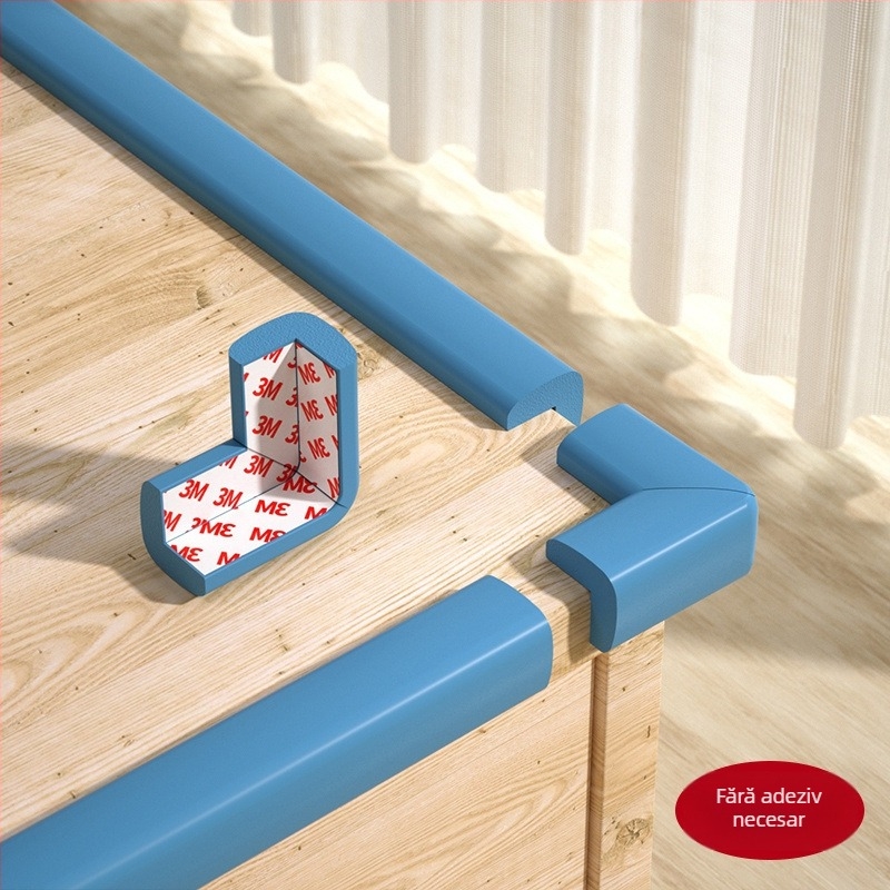 Protecție colț masă pentru copii - bandă autoadezivă pentru acoperire margini, protecție moale pentru siguranța copilului (Brand: Powerful merchant)