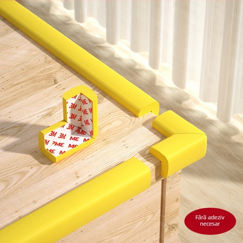 Protecție colț masă pentru copii - bandă autoadezivă pentru acoperire margini, protecție moale pentru siguranța copilului (Brand: Powerful merchant)