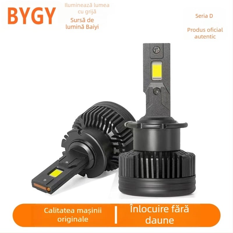 Lampă LED pentru farul auto pentru D1S/D2S/D3S/D4S/D5S/D8S - 35W, 12V, 6800 lm, carcasă din aluminiu, durată de 50.000 ore