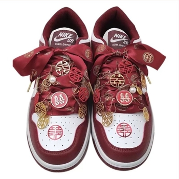 Șnur din cânepă pentru pantofi sport, model 123, decor de nuntă în stil Xiuhe, lungime standard, nod decorativ