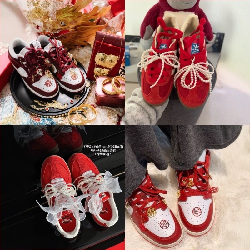 Șnur din cânepă pentru pantofi sport, model 123, decor de nuntă în stil Xiuhe, lungime standard, nod decorativ