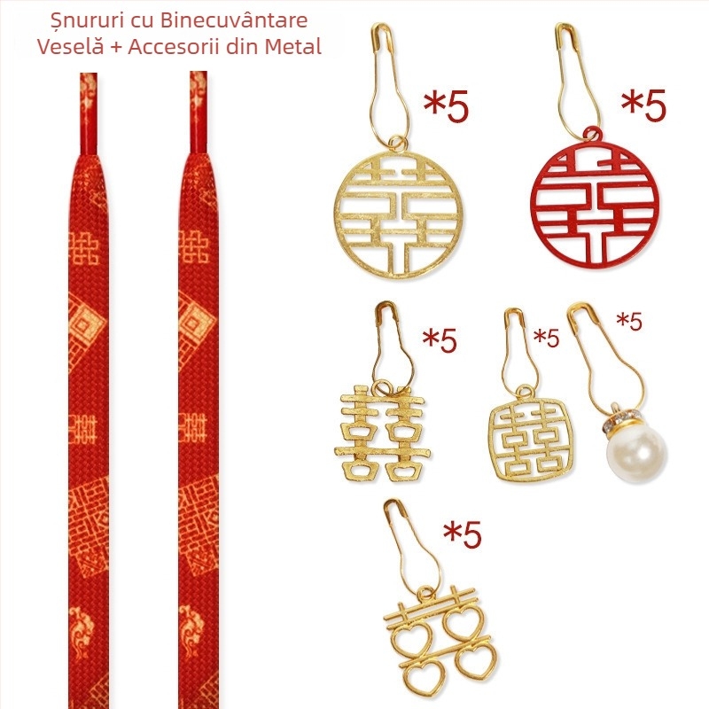 Șnur din cânepă pentru pantofi sport, model 123, decor de nuntă în stil Xiuhe, lungime standard, nod decorativ