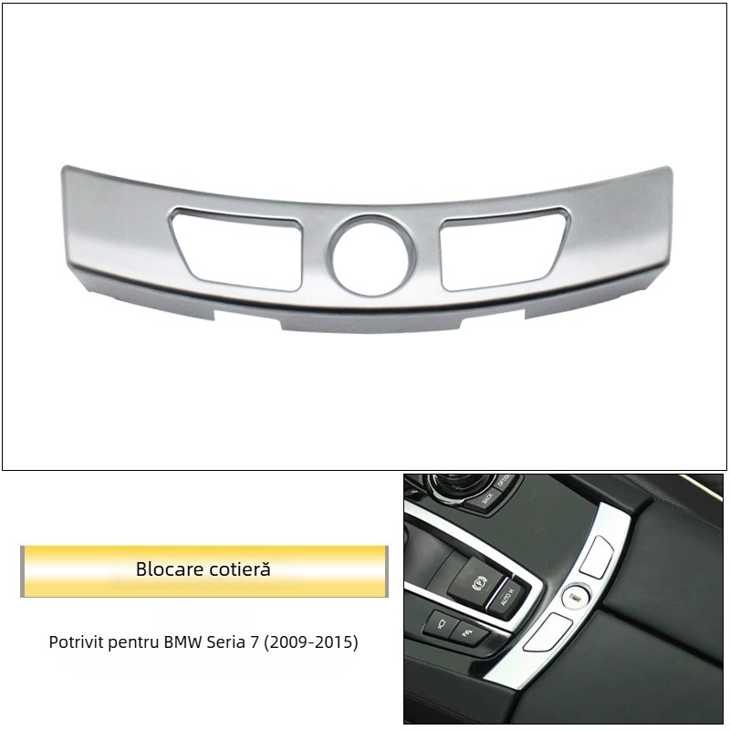 Capac întrerupător braț suport BMW Seria 7 730740F02 – Panou central al suportului pentru cot