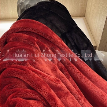 Pătură din flanelă groasă, model uniform, stil modern minimalist, personalizabilă, multifuncțională