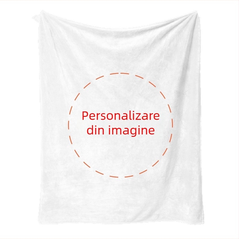 Pătură dublu față din flanel, poliester, design personalizabil, utilizare toamnă-iarna, opțiuni 300g/230g