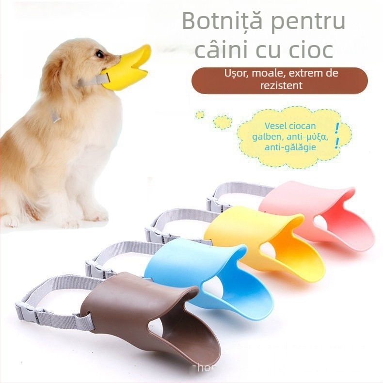 Dog Muzzle - Duck-Style, TPR Material, General Use, Not Imported