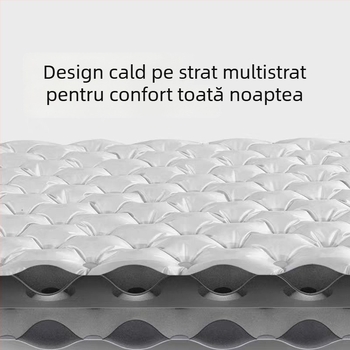 Runway saltea gonflabilă portabilă ultraușoară, valoare R înaltă, 680 g, umflare prin sac gonflabil