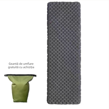 Runway saltea gonflabilă portabilă ultraușoară, valoare R înaltă, 680 g, umflare prin sac gonflabil