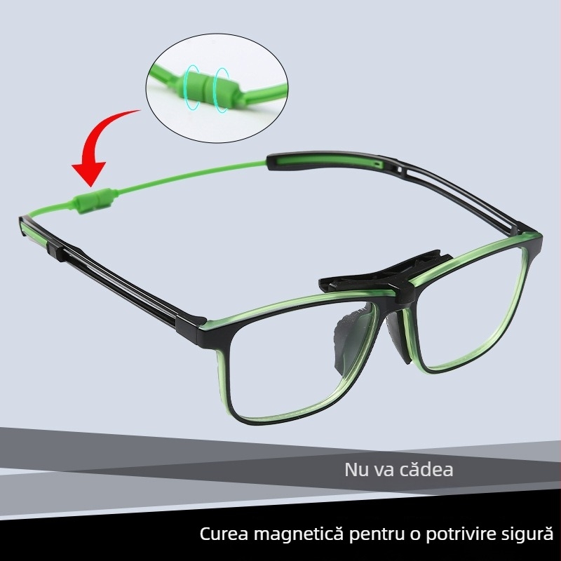 Ochelari de protecție sportivi cu cadru magnetic pentru alergare, ciclism, baschet, fotbal și badminton – Material TR, Ramă completă, Model TR9016
