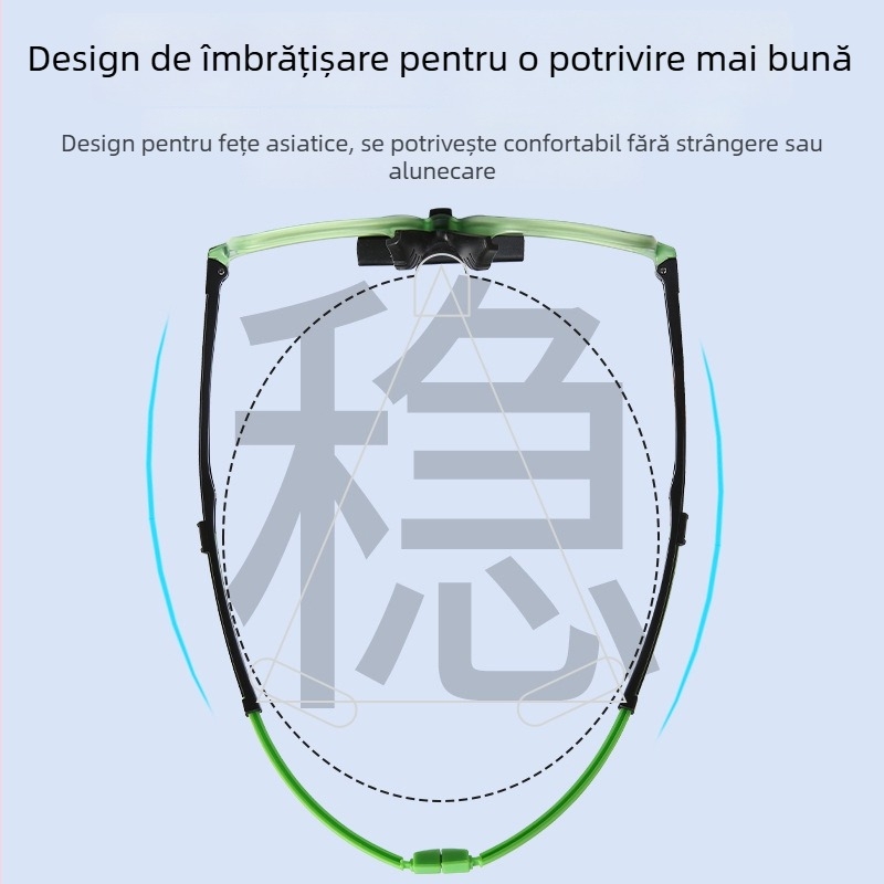 Ochelari de protecție sportivi cu cadru magnetic pentru alergare, ciclism, baschet, fotbal și badminton – Material TR, Ramă completă, Model TR9016