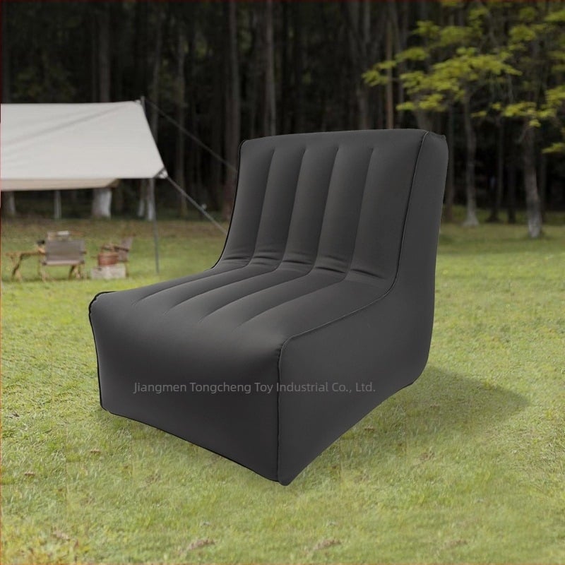 Canapea gonflabilă în formă de L pentru adulți - țesătură PVC compozită, grosime 0,55 mm, greutate 2,1 kg, personalizabilă, model Sofa-compound vertical drawstring