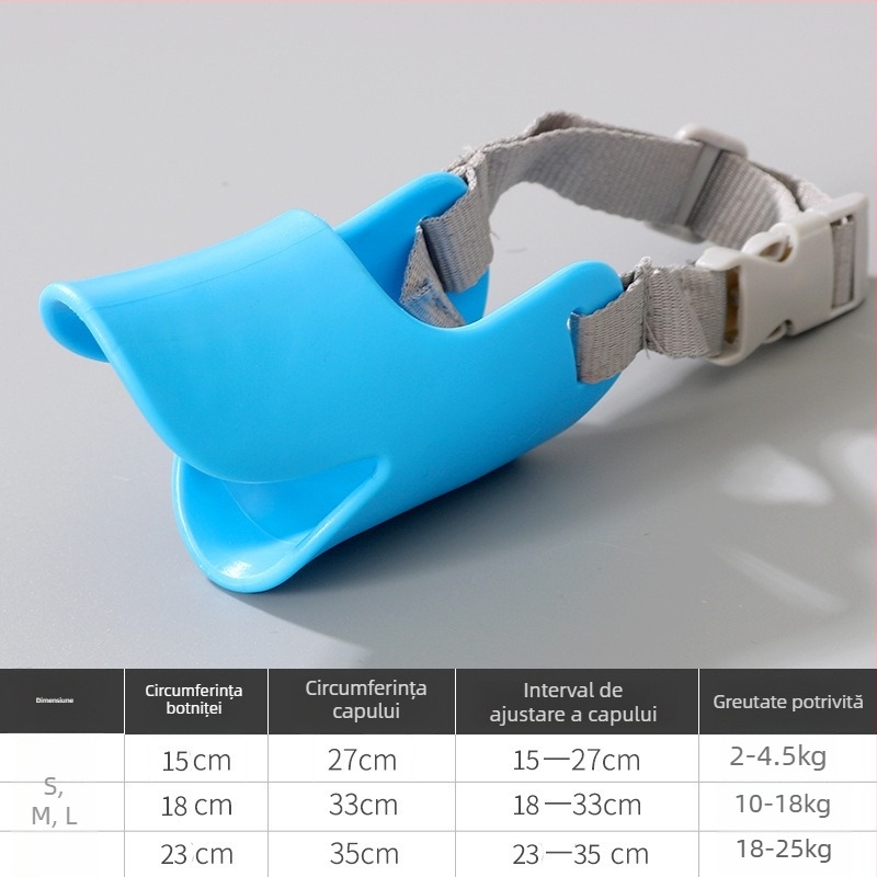 Mască de gură pentru câini mici – silicon, anti-mușcătură și anti-lătrat, Le Shuang Pet