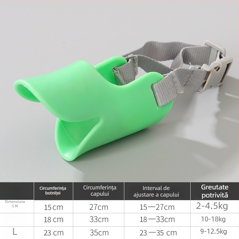 Mască de gură pentru câini mici – silicon, anti-mușcătură și anti-lătrat, Le Shuang Pet
