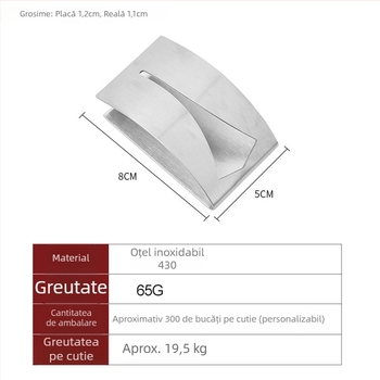 Raft pentru prosoape din oțel inoxidabil, montat pe perete, fără găuri, baie, pentru hoteluri și utilizare casnică