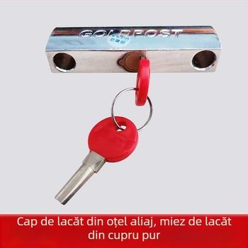 Încuietoare pentru ușă de sticlă, din oțel cu broască mortise, greutate 1500, pentru motociclete, vehicule electrice, biciclete și uși de sticlă, design modern minimalist