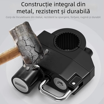 Blocare cască – model jhtks, aliaj, potrivit pentru vehicule electrice și biciclete, greutate 345 g, marcă Lock you lock love