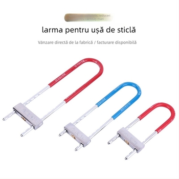 Încuietoare U pentru motociclete – cilindru din cupru, corp din fier, model 666, greutate 975 g