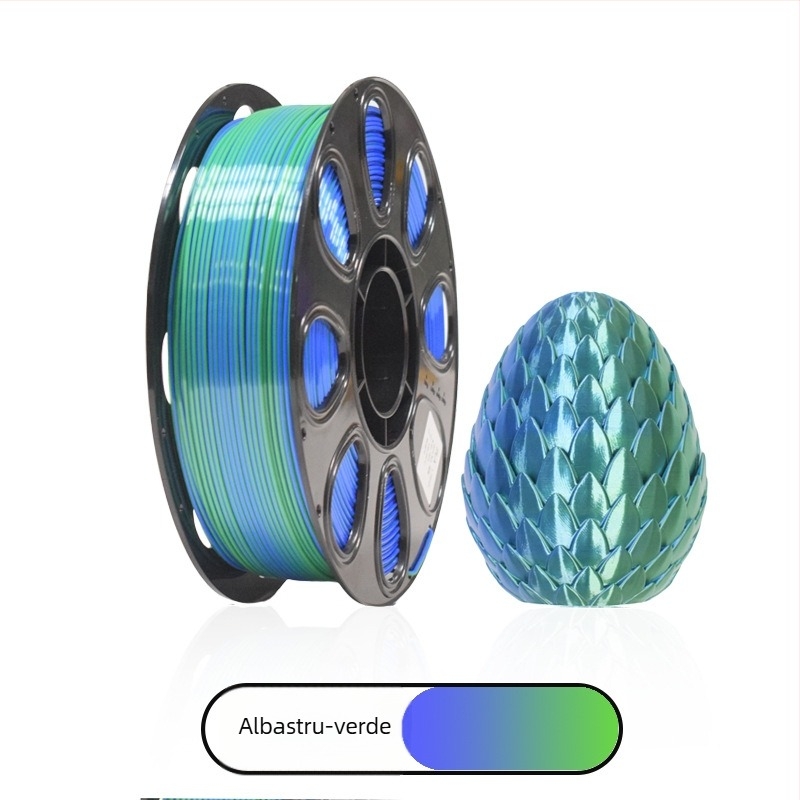 Filament PLA Silk pentru imprimanta 3D, 1 kg, fără blocări, Cod produs 0671725295371