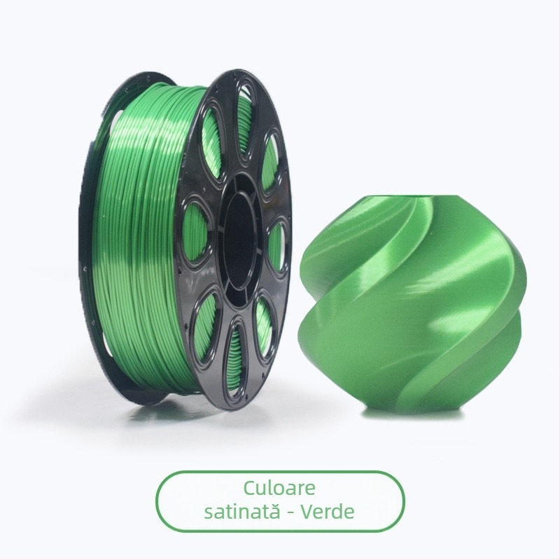 Filament PLA Silk pentru imprimanta 3D, 1 kg, fără blocări, Cod produs 0671725295371