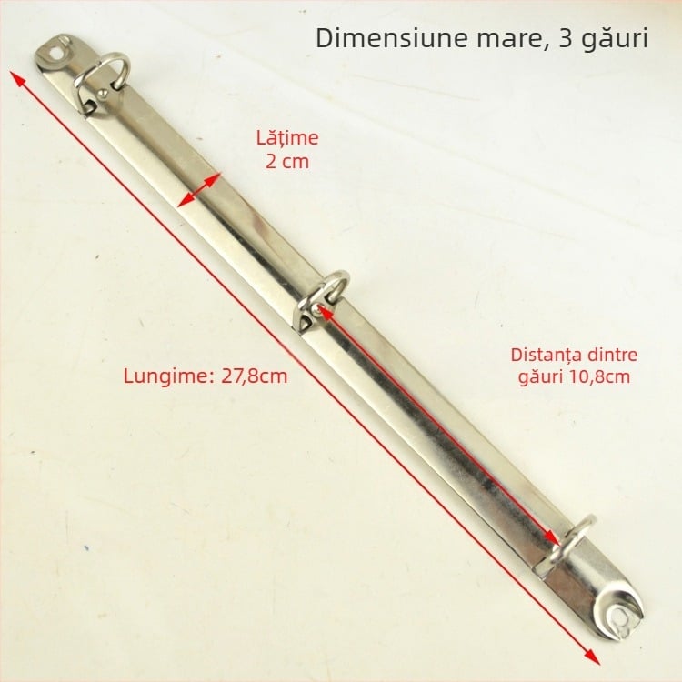 Meiyu Jurnal de mână – Cleme metalice cu inel pentru legare, Tip 0, Model 088, Ambalare la vrac
