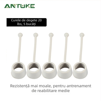 Dispozitiv de exerciții pentru degete din silicon – trăgător pentru flexie și extensie, ANTUKE (Brand: ANTUKE; Categorie: Trăgător; Material: Silicon; Aplicabil: Alte)