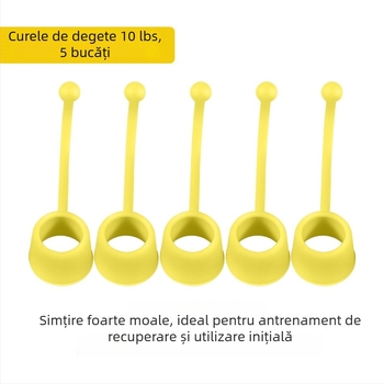 Dispozitiv de exerciții pentru degete din silicon – trăgător pentru flexie și extensie, ANTUKE (Brand: ANTUKE; Categorie: Trăgător; Material: Silicon; Aplicabil: Alte)