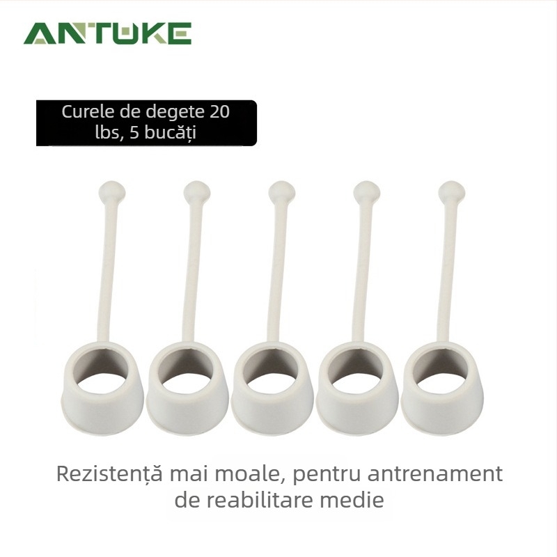 Dispozitiv de exerciții pentru degete din silicon – trăgător pentru flexie și extensie, ANTUKE (Brand: ANTUKE; Categorie: Trăgător; Material: Silicon; Aplicabil: Alte)